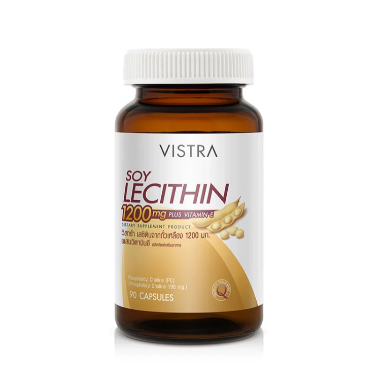 Vistra Soy lecithin 1200 mg 90 แคปซูล