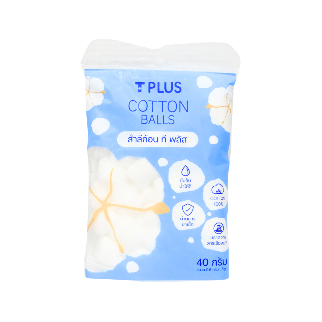 สำลีก้อน ที พลัส 40 g